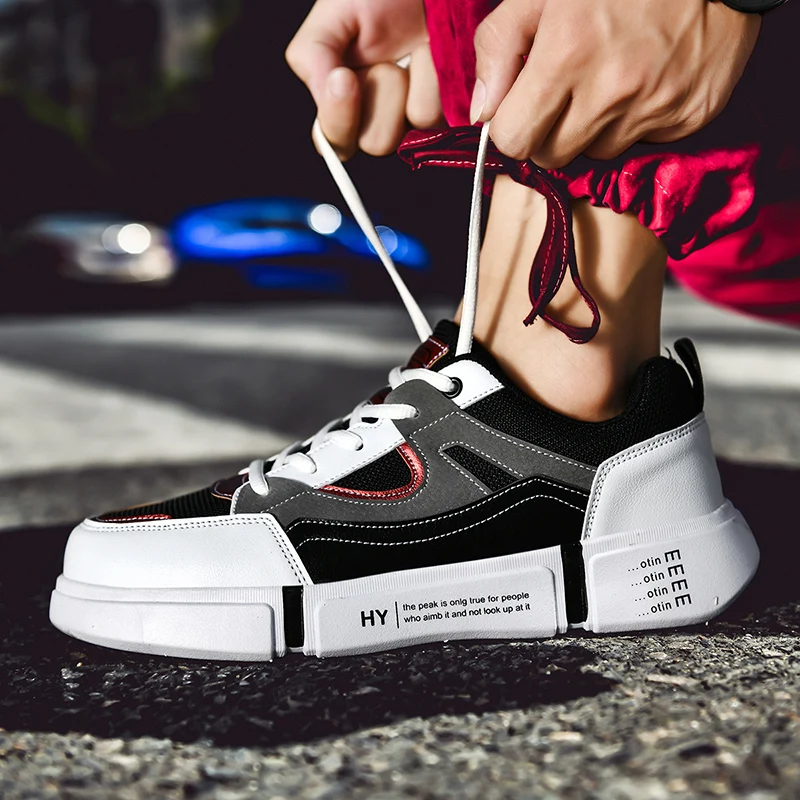 

Кроссовки мужские дышащие сетчатые, повседневная спортивная обувь, модные трендовые кроссовки на клейкой подошве, весна 2021