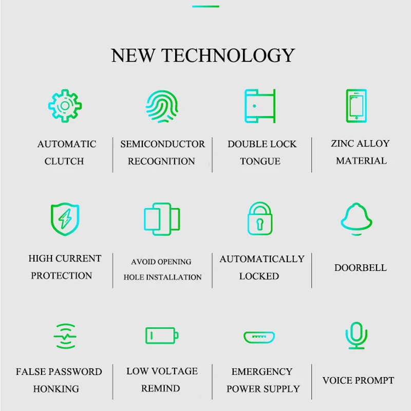 Умный дверной замок Bluetooth Wifi Alexa для раздвижных стеклянных дверей деревянная