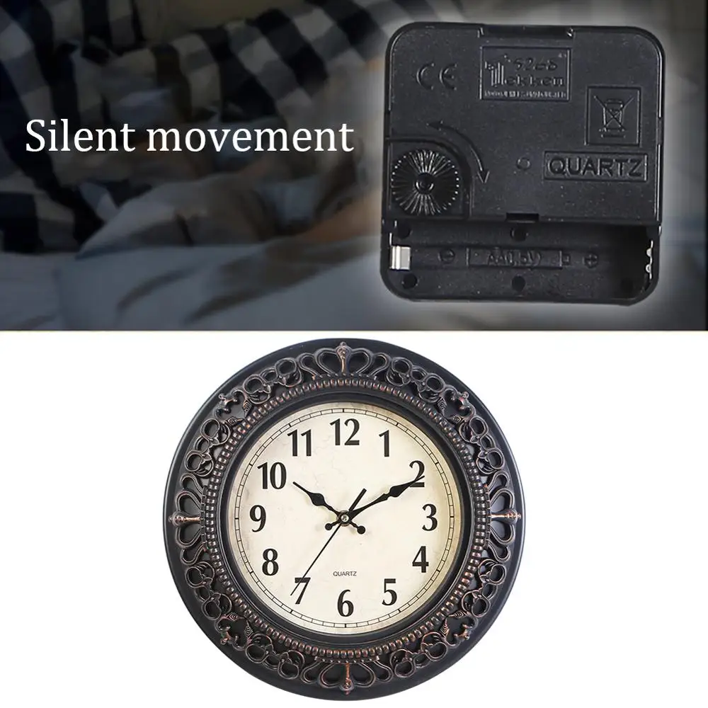 Настенные часы спальня Ретро 10 дюймов европейская мебель гостиная креативные