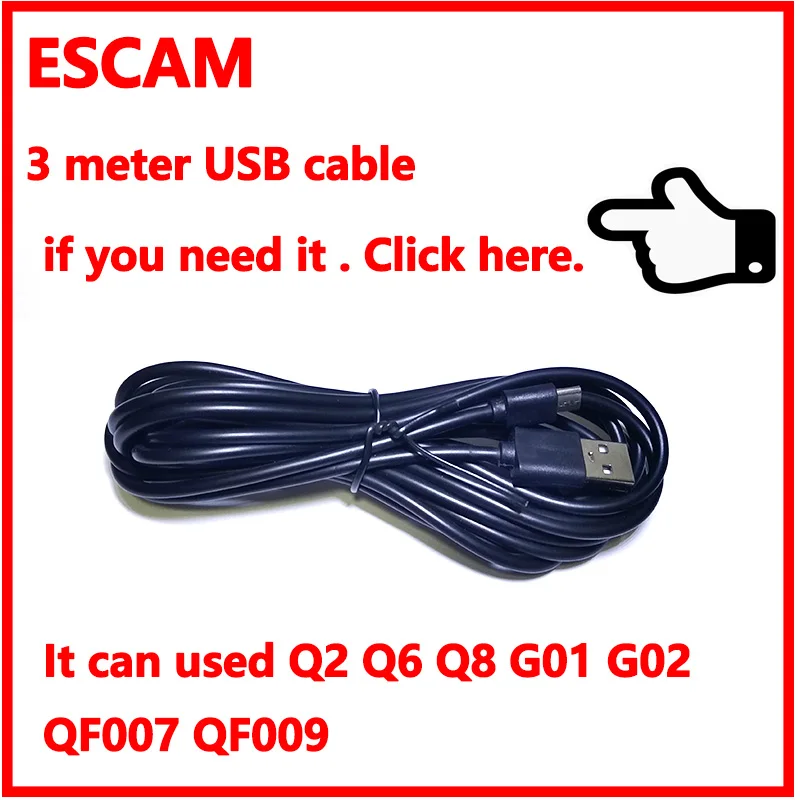 ESCAM YooSee Q6 2,0 M 1080P Кнопка мини беспроводная камера Поддержка Android IOS PC Просмотр детектор движения и электронная почта будильник до приложения