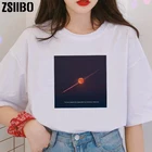 Женская футболка с принтом, Винтажная футболка с коротким рукавом в стиле Харадзюку