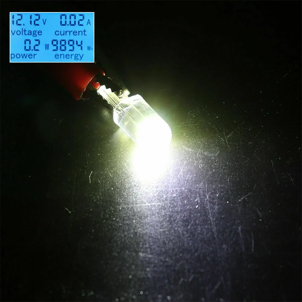 

For W5W 168 T10 COB Light Bulbs LED Map PMMA Reading White 20Pcs 6000K