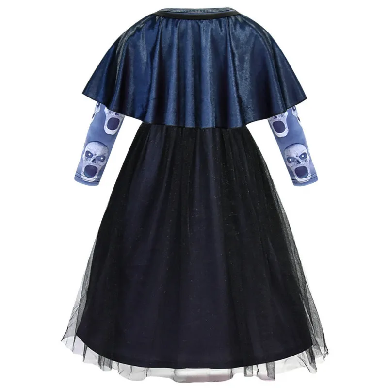 Костюм ведьмы на Хэллоуин для детей комплект из 4 предметов платье дьявола эльфа