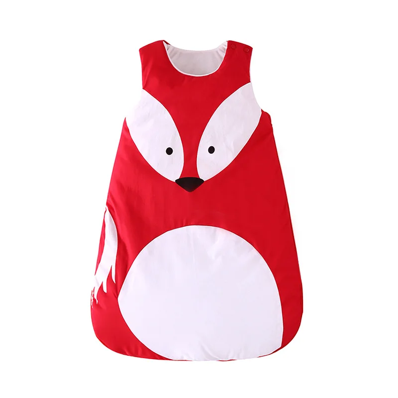 Симпатичная теплая детская коляска с рисунком панды и лисы спальный мешок для