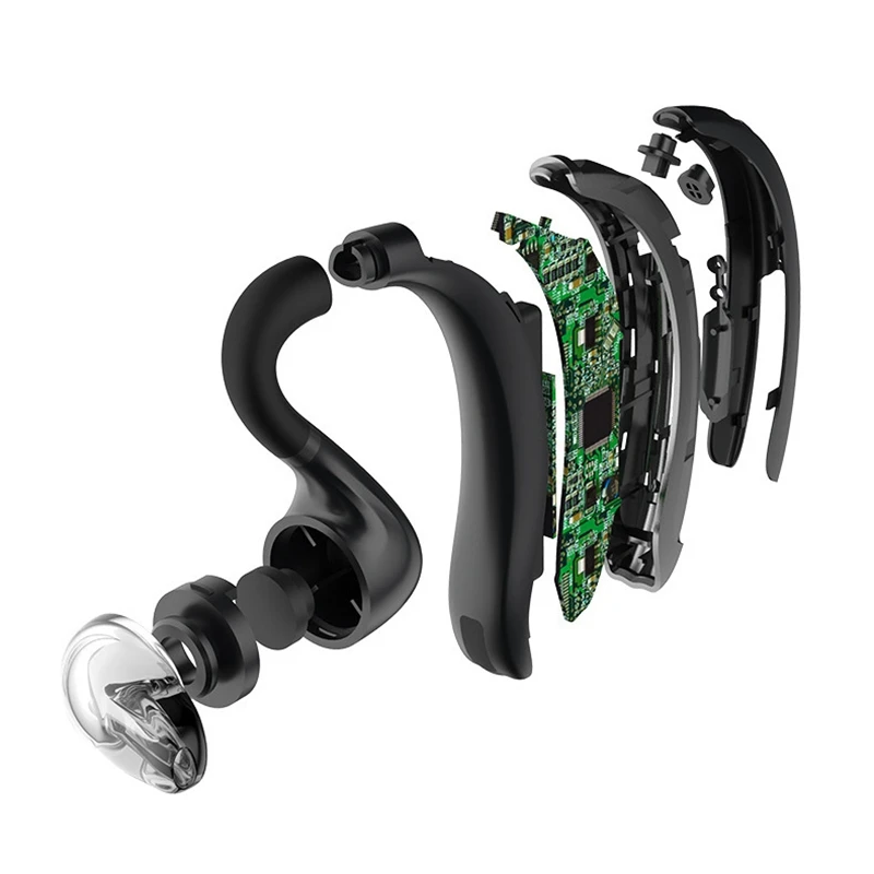 S108 деловая Bluetooth-гарнитура Беспроводные наушники с одним ухом Подвесные