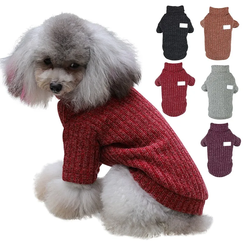 Pet Dog Трикотажный костюм для кошки свитер Собаки Одежда маленькой собаки щенок