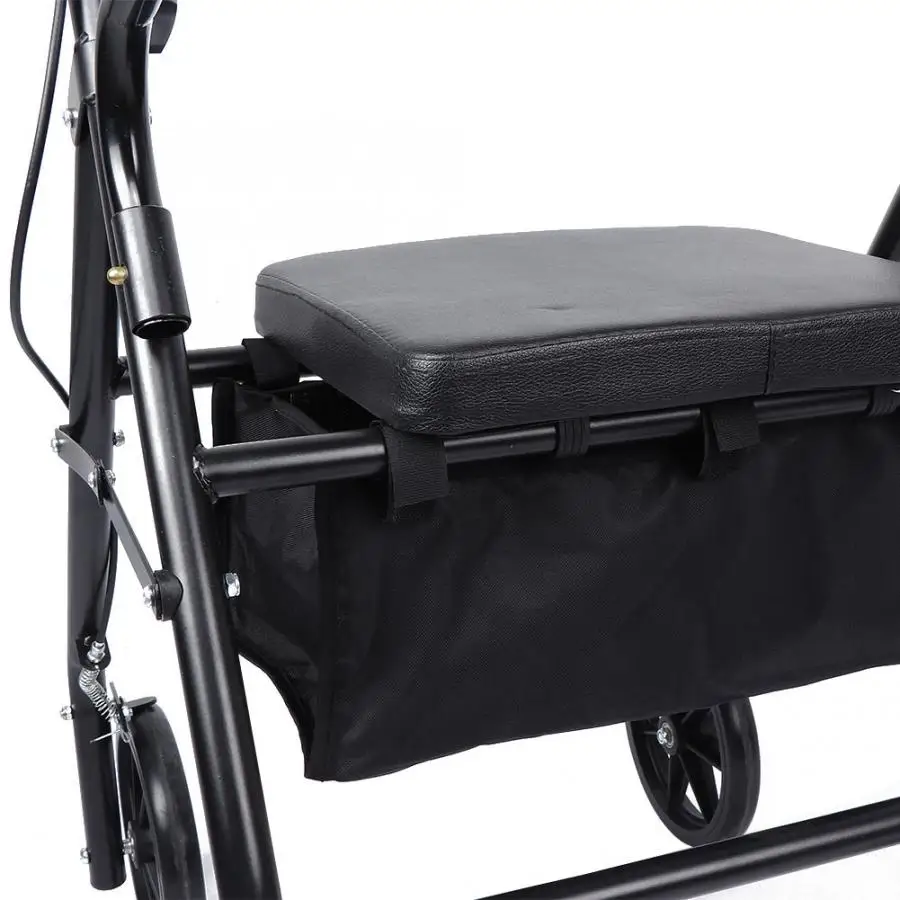 Корректор осанки 4 колесных ходунков Rollator для инвалидной коляски Замена рамы сумка для хранения ортопедическая скобка