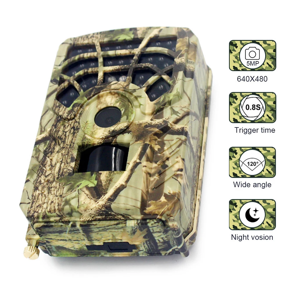 

Охотничья камера PR300A 12MP 720P с пассивным ИК датчиком на 120 градусов, широкоугольная инфракрасная камера ночного видения для дикой природы, теп...