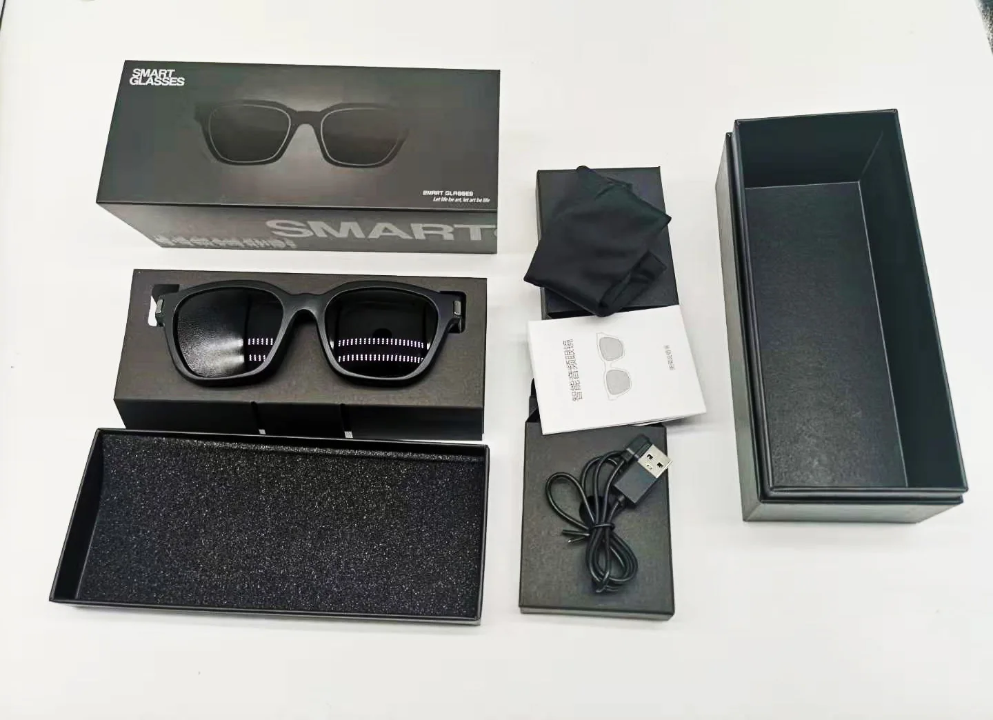 

AI Call Bone Conducts Bluetooth Smart Audio Music Glasses