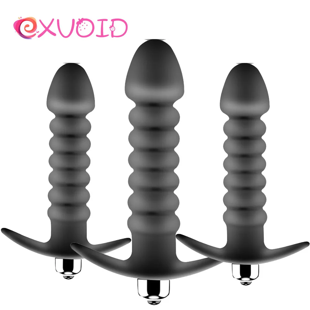 Промоакция EXVOID дешевая Анальная пробка винтовая нить фаллоимитатор женская