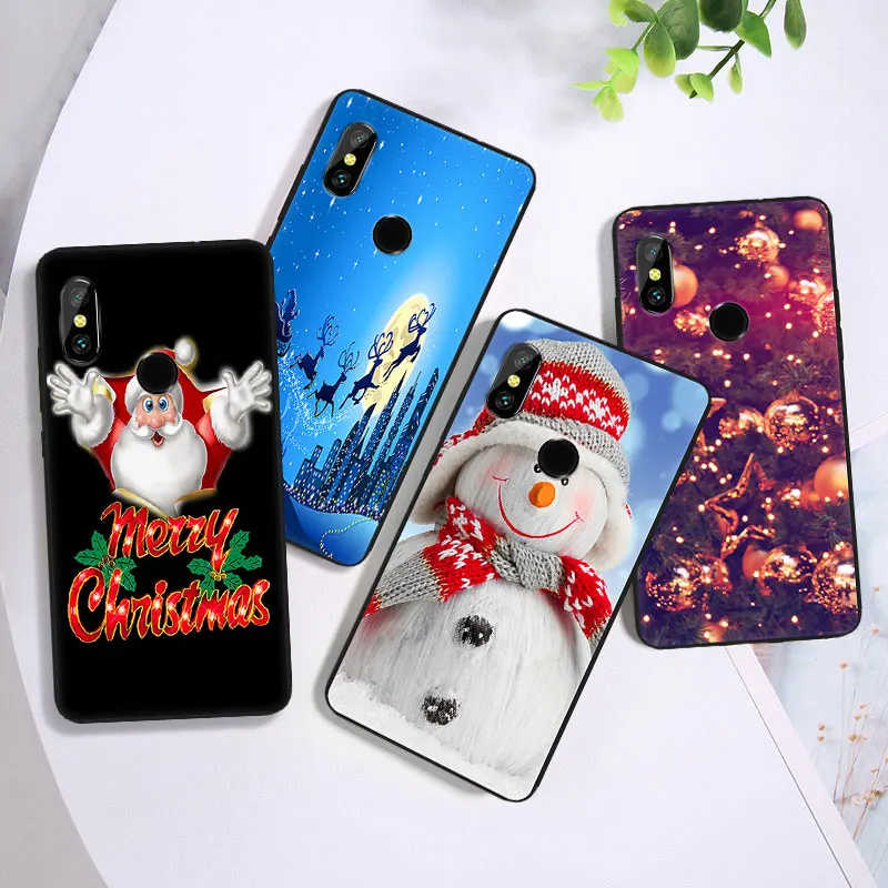 Чехлы для телефонов Shell mi6x X'mas тонкий мягкий чехол из ТПУ Для Xiaomi A1 A2Lite