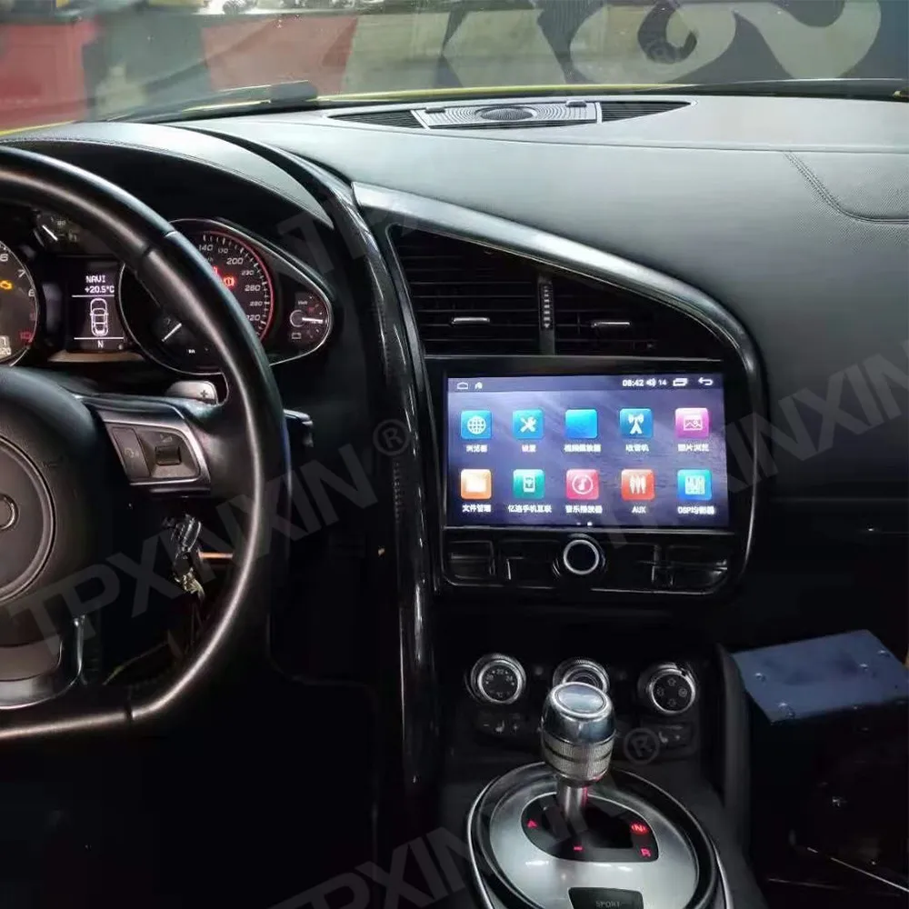 

6+128G For Audi R8 2007+ / V8 2014+ / V10 Android Car GPS Navigation Car DVD Player Multimedia Player Auto Audio Radio Coche IPS