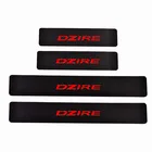 4 шт., защитная Накладка на порог двери из углеродного волокна для Suzuki Dzire