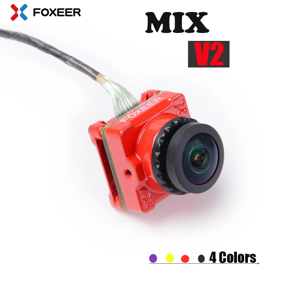 Новая камера Foxeer Mix 2 Super WDR Mini HD FPV 1080p 16:9 4:3 PAL/NTSC переключаемая поддержка 20*20 и 30 5*30 5