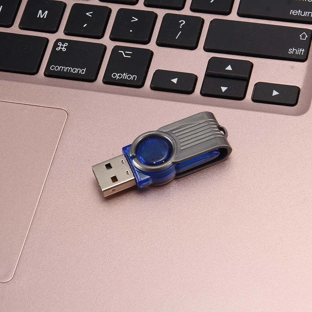 Мини USB 2,0 Micro SD TF считыватель карт памяти высокоскоростной пластиковый адаптер вращения для планшетных ПК ноутбук Hi 888