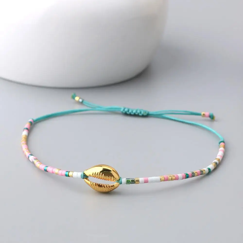 KELITCH мини Seed бисером String браслеты ювелирные изделия тканые плетеные дружба