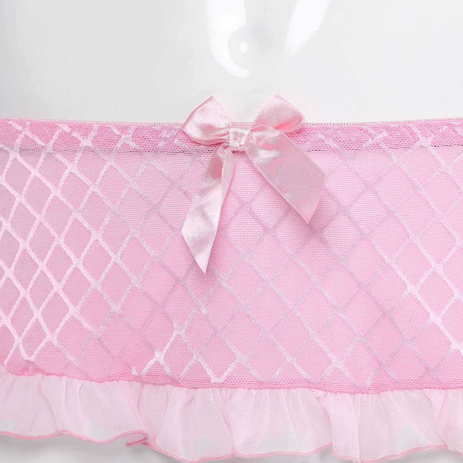 Мужское нижнее белье для транссексуалов в горошек клетку прозрачная сетчатая