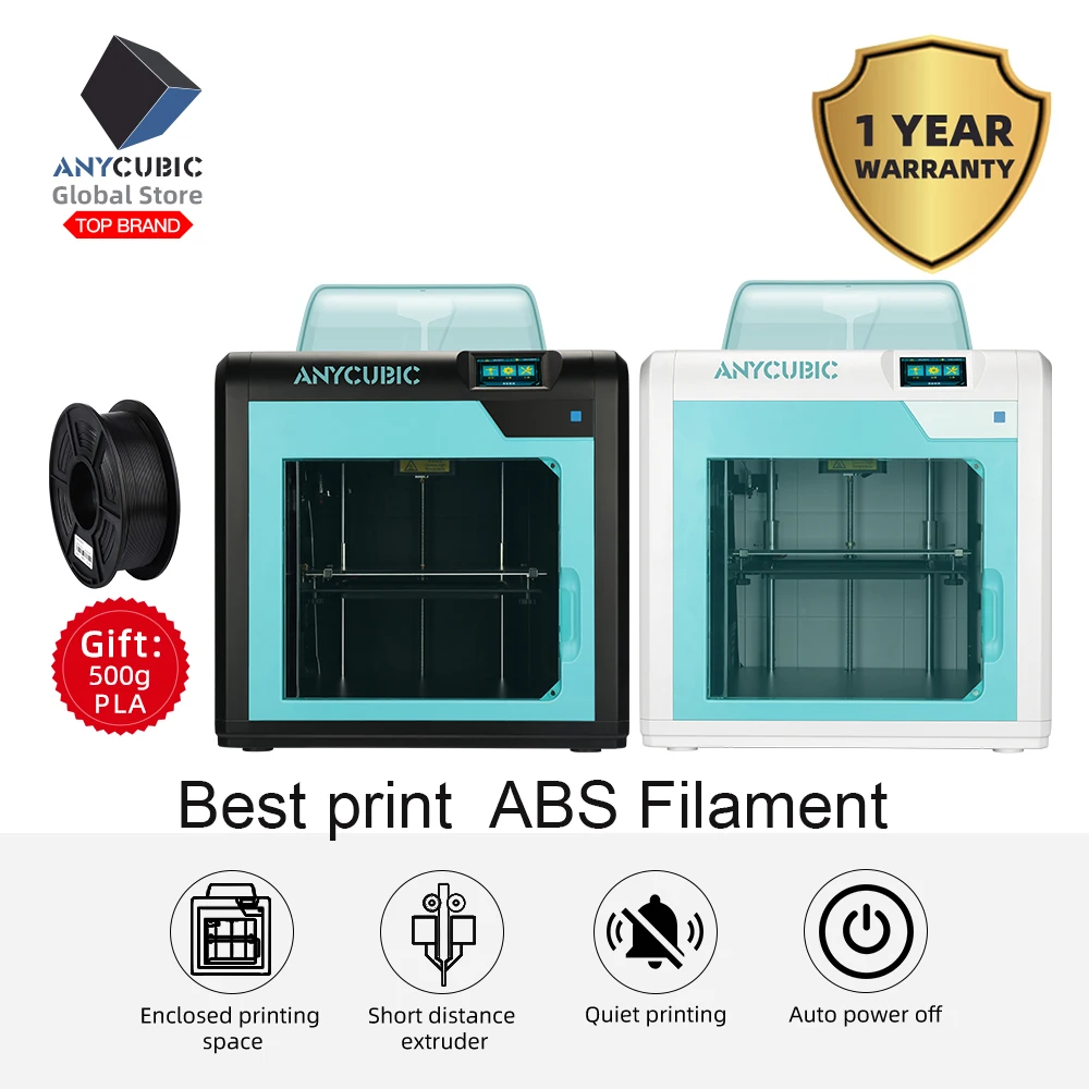 Anycubic 3D принтер Formax 4Max Pro размера плюс Закрытая печать пространства рабочего