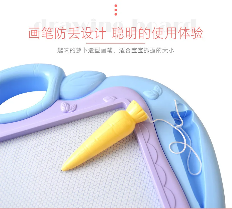 Детская магнитная доска для рисования школьные принадлежности раннего