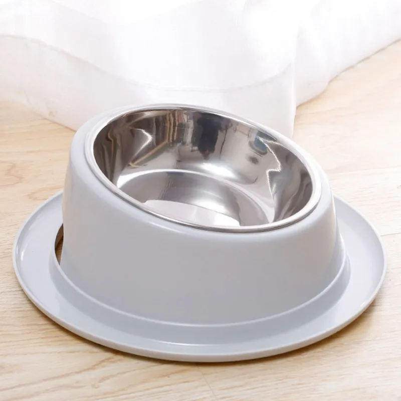 

Non-slip Cat Single Bowls with Raised Stand Anti-drop Slot Pet Food Water Bowls For Cats Dogs Feeders Pet Products Accessories