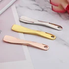 1 шт. металлическая мини Косметическая лопатка изогнутая ложка маска для макияжа Крем Ложка крем для глаз карандаш для лица инструменты для макияжа многоразового использования