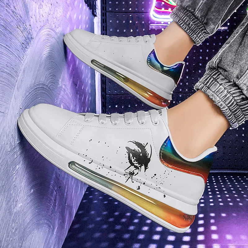 

Graffiti Customization Men Sneakers Running Shoes Air-cushion Sneakers White Shoes Casual Shoes Zapatillas Para Hombres