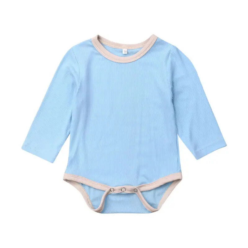 Комбинезон с длинными рукавами для новорожденных мальчиков и девочек детский