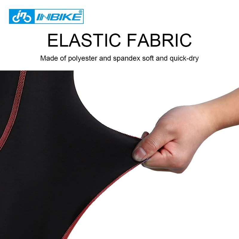 INBIKE 3D шорты для велоезды с вставками противоударные велосипедистов MTB езды на