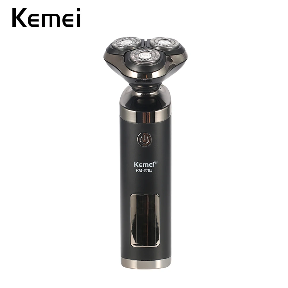 Kemei 6185 100 240 в 3D электробритва бритва для мужчин бритья носа бороды