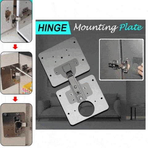 

5pcs Hinge Repair Plate Artifact for Cabinet Furniture Drawer Door Window Hinges Mounting Stainless Steel Plate Repair Accessory