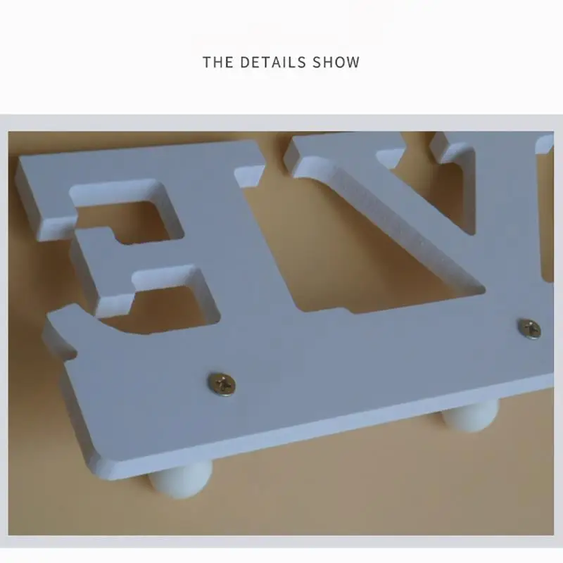 Деревянные настенные крючки самоклеющиеся любовь Форма двери одежды крюк стены