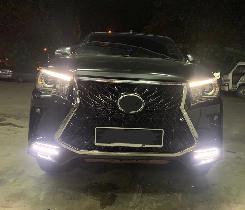 Комплект кузова автомобиля для Hilux Revo Rocco 2016 2019 Стиль Бампер PP материал