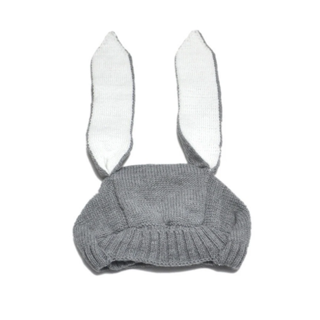 Cute Deer Ears Baby Girl Hat Knit Soft Bonnet Warm Winter Hats Newborn Photography Props Beanie Cap Boys Girls | Мать и ребенок