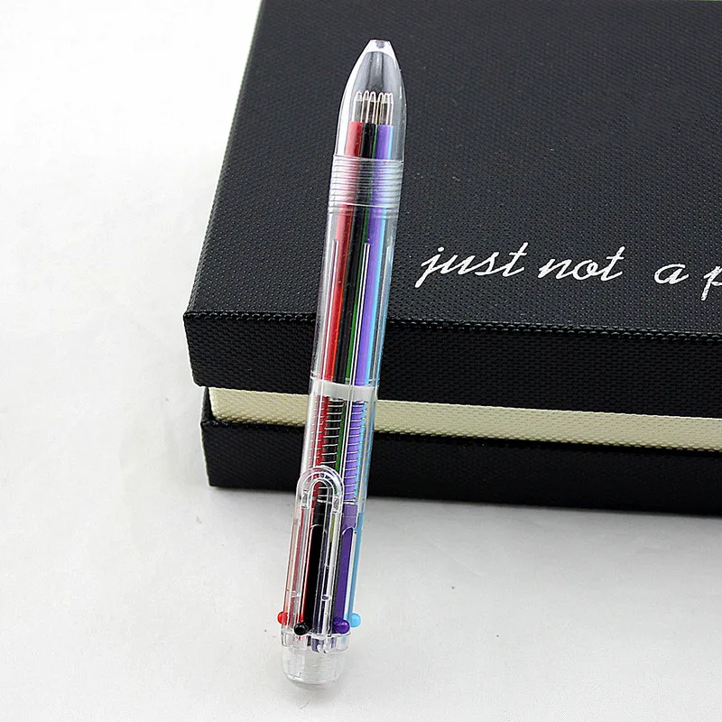 Пластиковые ручки с разноцветными моделями 1 шт. 6 в разноцветные шариковые ручка