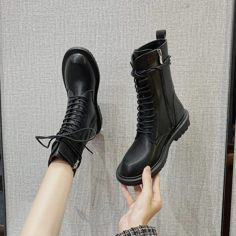 

Martin boots women's trendy ultra-light thick-soled new white autumn and winter single boots ankle boots