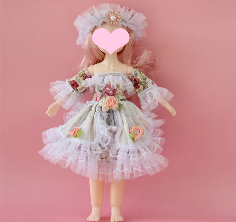 Кукольная одежда 30 см 1/6 BJD платье принцессы высокого качества модные