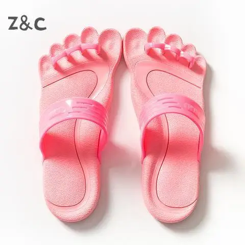Men wear Light Non smelly Feet Simple Split Toes Five fingers Large size Extra Large Household Anti-skid Sandals Woman Shoes images - 6