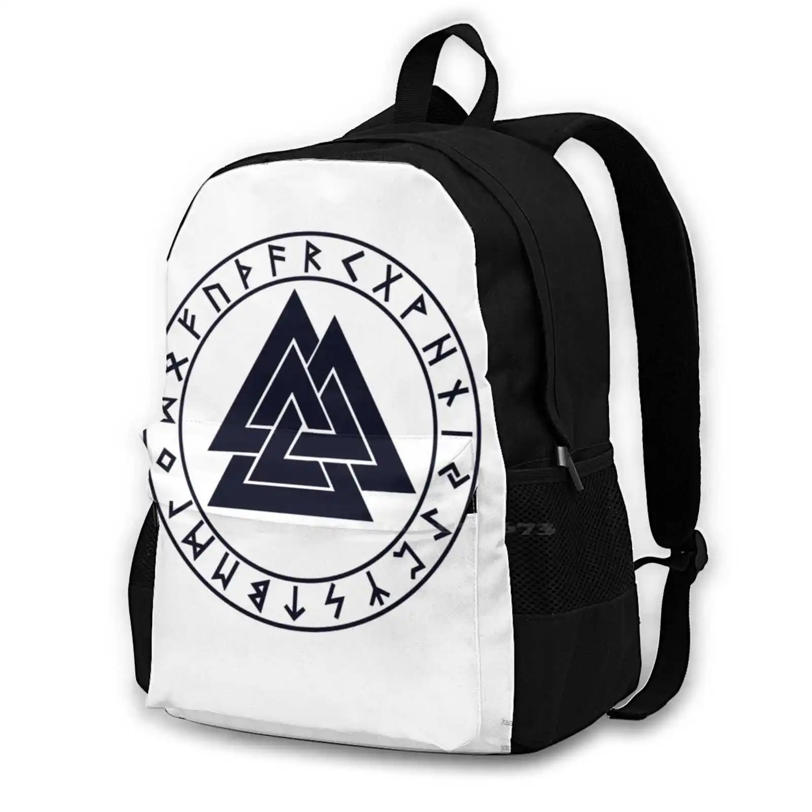 

Дорожные школьные портфели Valhalla для мужчин и женщин, скандинавские дорожные сумки для ноутбука с изображением скандинавской мифологии, викингов, Бога Северной мифологии, Одина