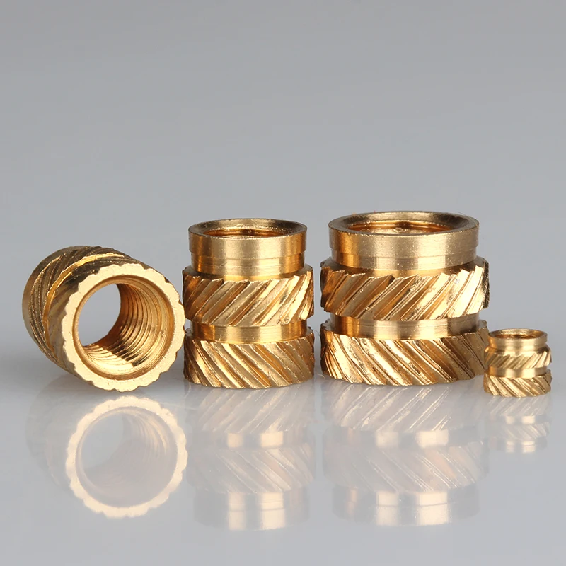 M4 M5 M6 вставка с накаткой латунь термо плавкая гайки нагрева литья Медь резьбы