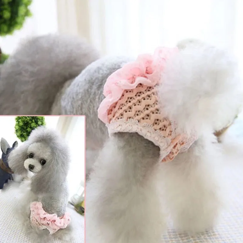 

Reusable Female Pet Dog Nappy Pants Cute Cartoon Menstrual Sanitary Diaper F2