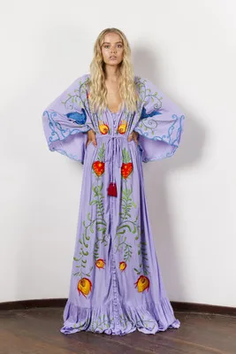 

Top Embroidey Halter Flower Spaghetti Strap Dress high quality