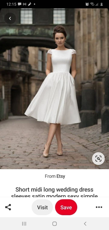 

short wedding dress custom made