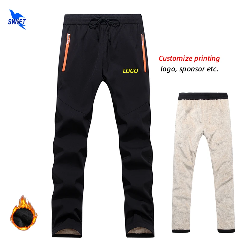 

Штаны унисекс флисовые, зимние, водонепроницаемые, с логотипом на заказ