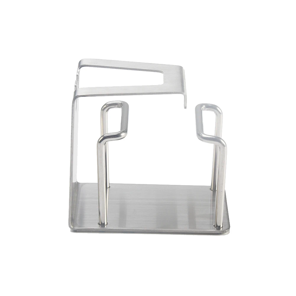 Wall Mount Toothbrush Holder Hook Stainless Steel Self-adhesive Punch-free Bathroom Accessories Toothpaste Organizer | Дом и сад
