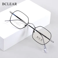 bclear 2022 new arrival titanium retro eyeglasses small face frames full rim myopia men women spectacle prescription eyewear hot