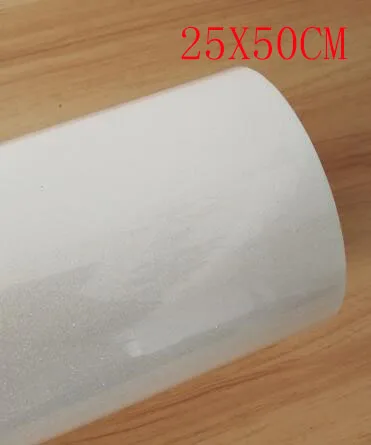 Free Shipping 1 sheet 30cmx50cm(12"x20") Glitter heat transfer vinyl for heat press machine cutting plotter - Цвет: half clear