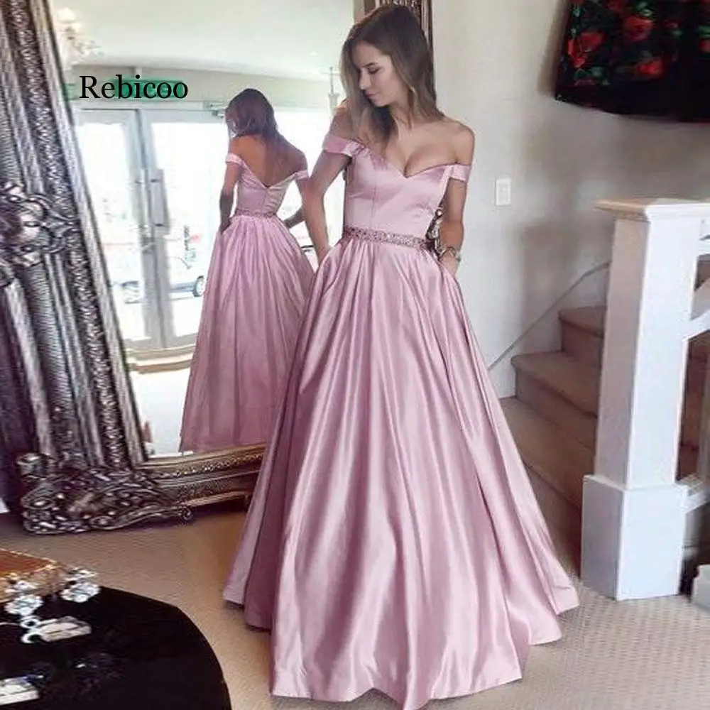 Элегантное Вечернее Платье-макси с открытыми плечами красного черного цветов