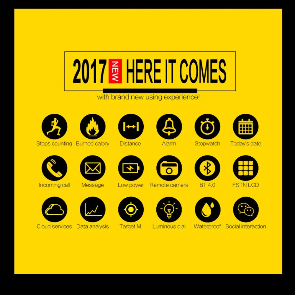 EX16 Smart Watch Wristwatch Waterproof Sports SmartWatch with Pedometer Long Time Standby smartwach for IOS and Android PK DZ09 |