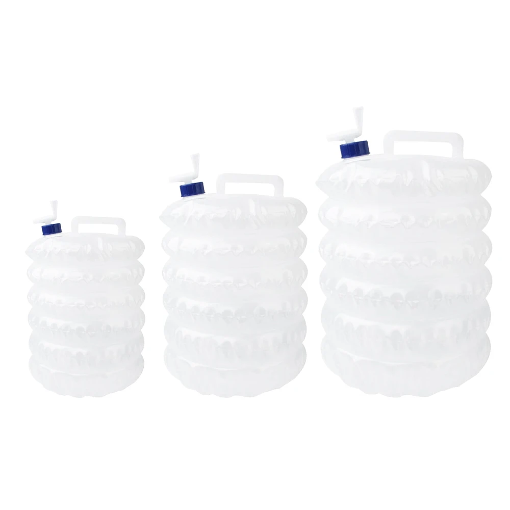 

5L-15L Car Collapsible Water Bag Camping Foldable Water Containers Drinking Multifunction Telescopic Storage Water Bottle