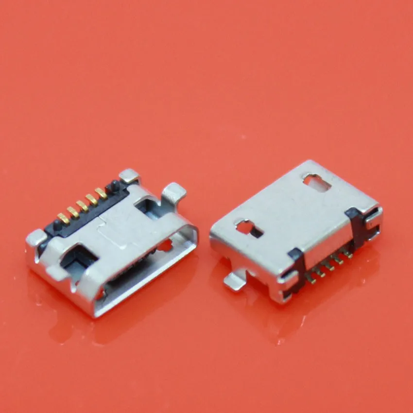 JCD Micro USB 5 P, 5-контактный разъем Micro USB, 5 крепеж; микро-usb разъем для задней зарядки